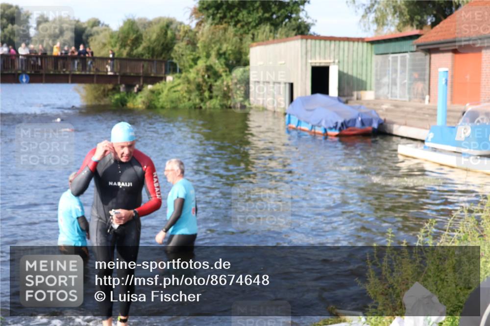 31.08.2025 - Elbe Triathlon Hamburg Luisa Fischer http://msf.ph/oto/8674648 31.08.2025 08:48:43 Schwimmen 289, 377 meine-sportfotos.de