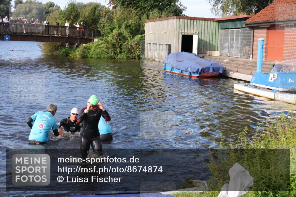 31.08.2025 - Elbe Triathlon Hamburg Luisa Fischer http://msf.ph/oto/8674874 31.08.2025 08:50:51 Schwimmen 255, 284, 389, 443 meine-sportfotos.de