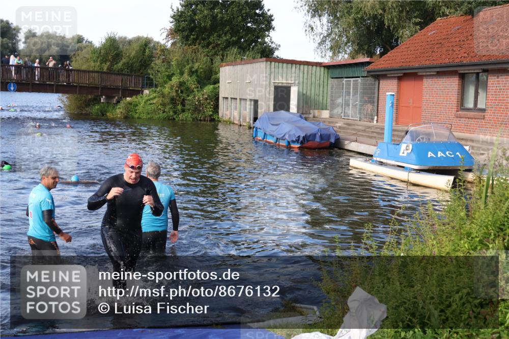31.08.2025 - Elbe Triathlon Hamburg Luisa Fischer http://msf.ph/oto/8676132 31.08.2025 09:05:07 Schwimmen 504 meine-sportfotos.de