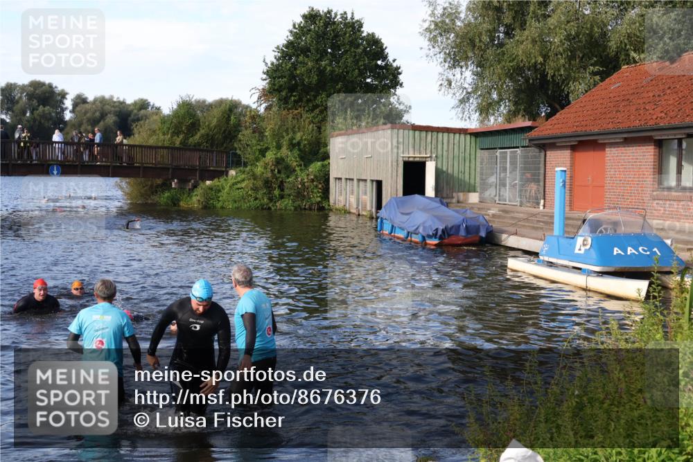 31.08.2025 - Elbe Triathlon Hamburg Luisa Fischer http://msf.ph/oto/8676376 31.08.2025 09:07:26 Schwimmen 388, 405, 618 meine-sportfotos.de