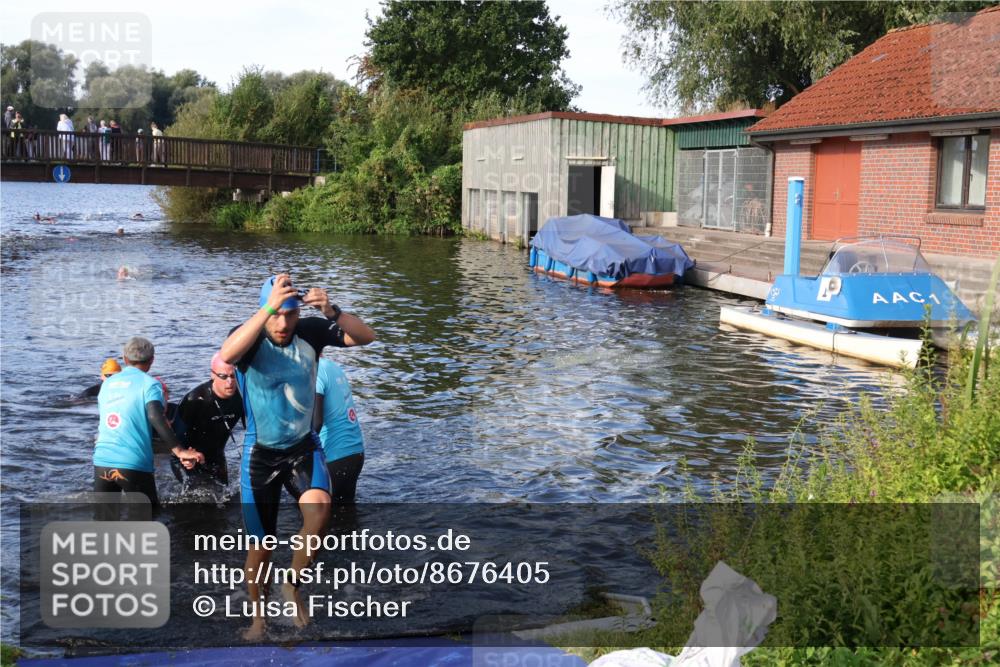 31.08.2025 - Elbe Triathlon Hamburg Luisa Fischer http://msf.ph/oto/8676405 31.08.2025 09:07:32 Schwimmen 388, 402, 405, 487, 618 meine-sportfotos.de