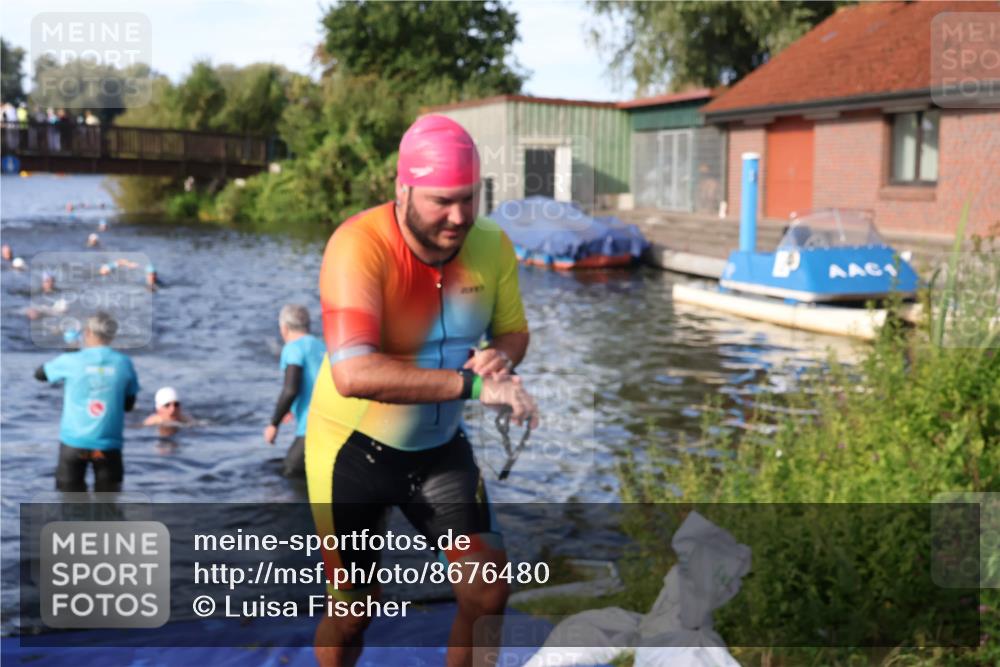 31.08.2025 - Elbe Triathlon Hamburg Luisa Fischer http://msf.ph/oto/8676480 31.08.2025 09:08:31 Schwimmen 399, 500 meine-sportfotos.de