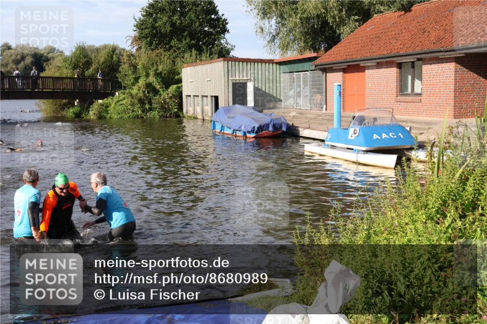 31.08.2025 - Elbe Triathlon Hamburg Luisa Fischer http://msf.ph/oto/8680989 31.08.2025 09:28:11 Schwimmen 673 meine-sportfotos.de
