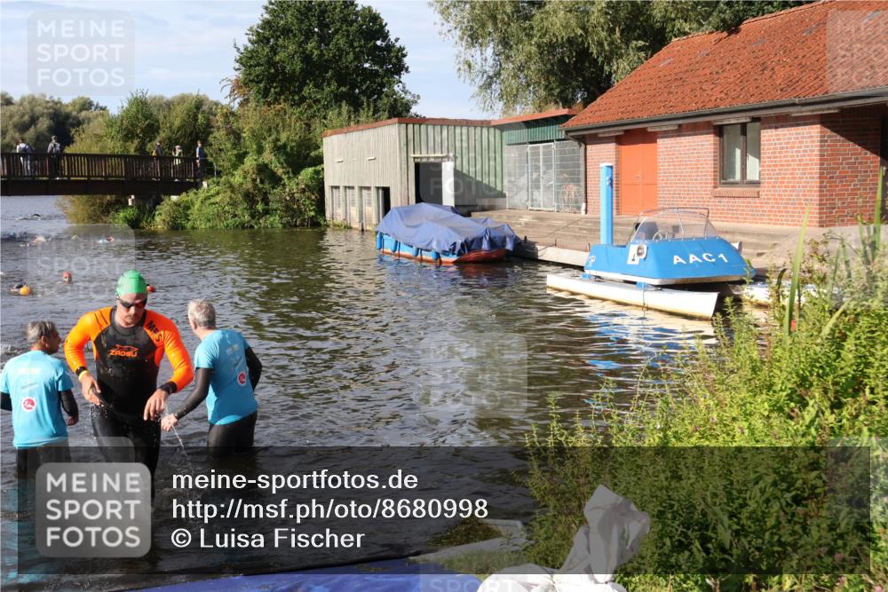 31.08.2025 - Elbe Triathlon Hamburg Luisa Fischer http://msf.ph/oto/8680998 31.08.2025 09:28:12 Schwimmen 673 meine-sportfotos.de