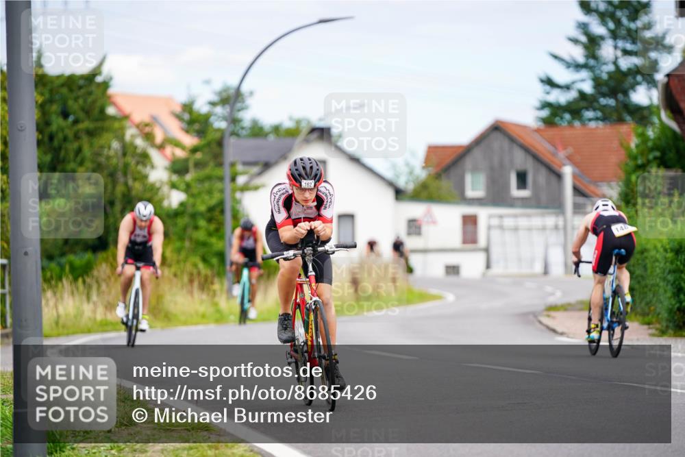 31.08.2025 - Elbe Triathlon Hamburg Michael Burmester http://msf.ph/oto/8685426 31.08.2025 14:10:15 Radfahren 127, 139, 162 meine-sportfotos.de