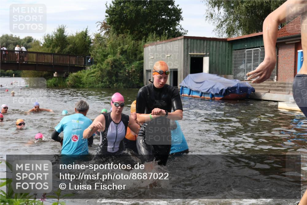 31.08.2025 - Elbe Triathlon Hamburg Luisa Fischer http://msf.ph/oto/8687022 31.08.2025 10:51:59 Schwimmen 1519, 1536, 1552, 1561, 1562, 1571, 1595, 1597 meine-sportfotos.de