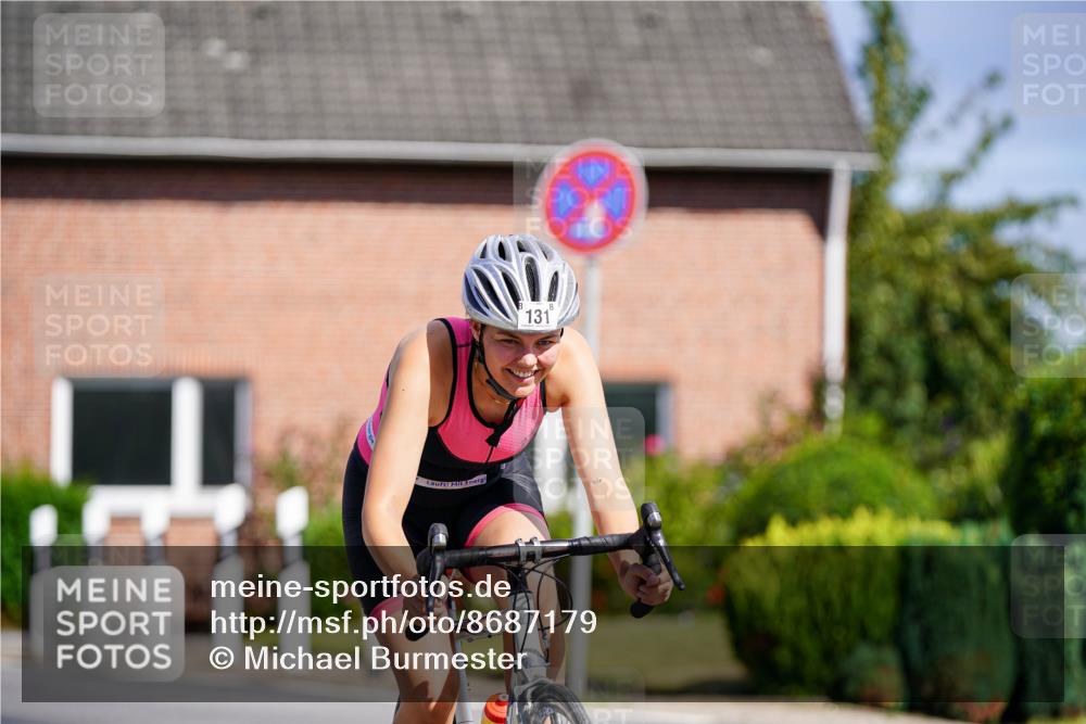 31.08.2025 - Elbe Triathlon Hamburg Michael Burmester http://msf.ph/oto/8687179 31.08.2025 14:51:06 Radfahren 131, 149 meine-sportfotos.de