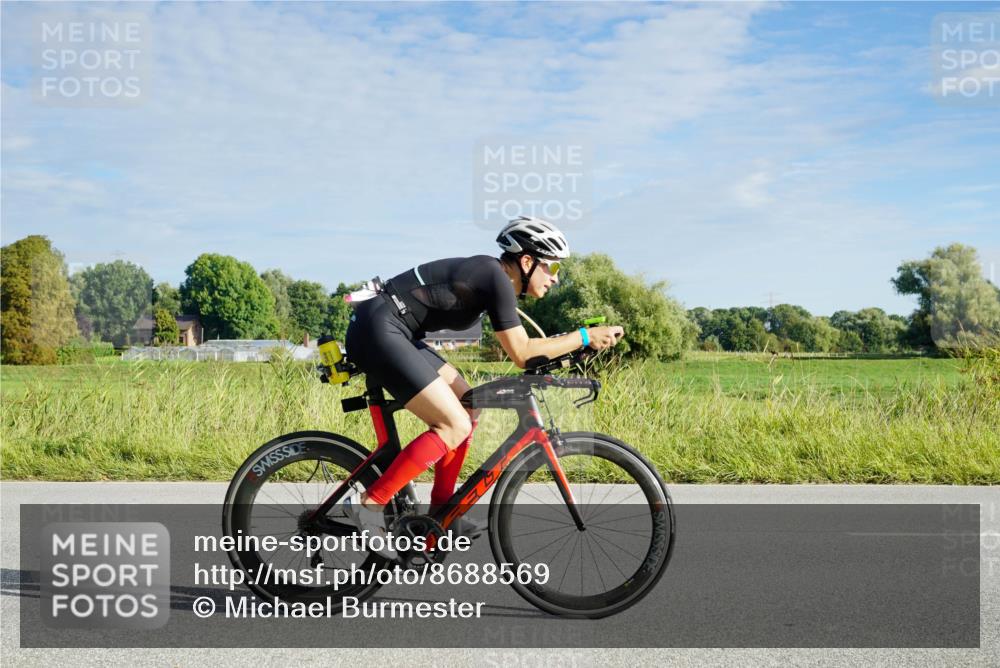 31.08.2025 - Elbe Triathlon Hamburg Michael Burmester http://msf.ph/oto/8688569 31.08.2025 09:03:07 Radfahren 245, 284, 289 meine-sportfotos.de