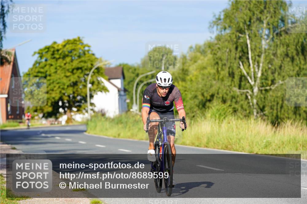 31.08.2025 - Elbe Triathlon Hamburg Michael Burmester http://msf.ph/oto/8689599 31.08.2025 08:39:59 Radfahren 167 meine-sportfotos.de