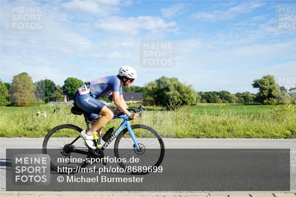 31.08.2025 - Elbe Triathlon Hamburg Michael Burmester http://msf.ph/oto/8689699 31.08.2025 09:27:17 Radfahren 168, 278, 605, 678 meine-sportfotos.de