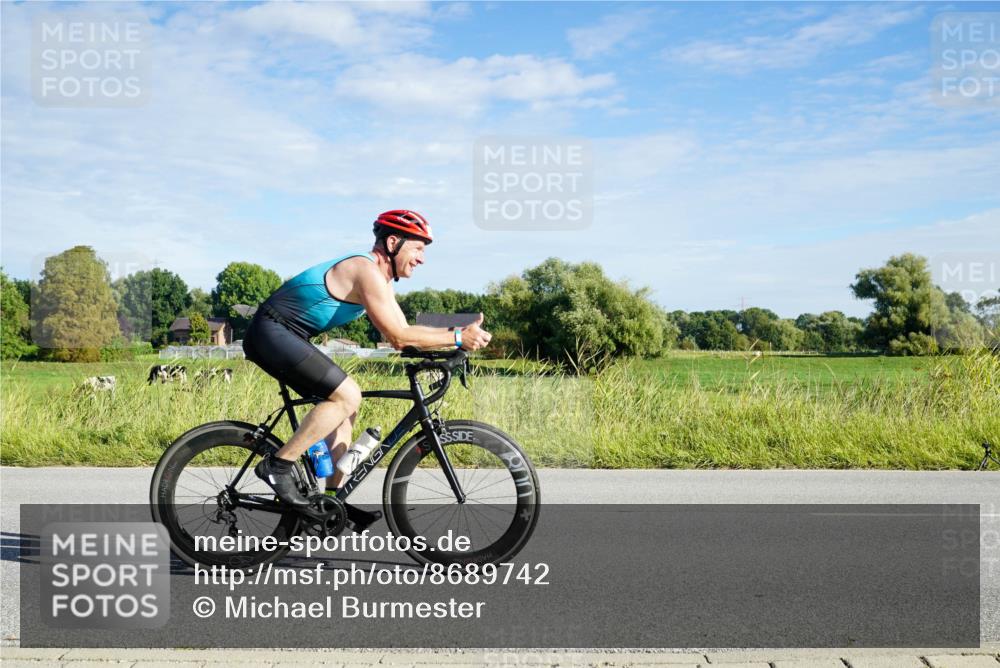 31.08.2025 - Elbe Triathlon Hamburg Michael Burmester http://msf.ph/oto/8689742 31.08.2025 09:28:04 Radfahren 333, 383, 610, 630 meine-sportfotos.de