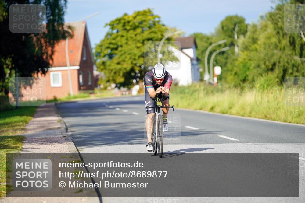 31.08.2025 - Elbe Triathlon Hamburg Michael Burmester http://msf.ph/oto/8689877 31.08.2025 08:45:48 Radfahren 174 meine-sportfotos.de