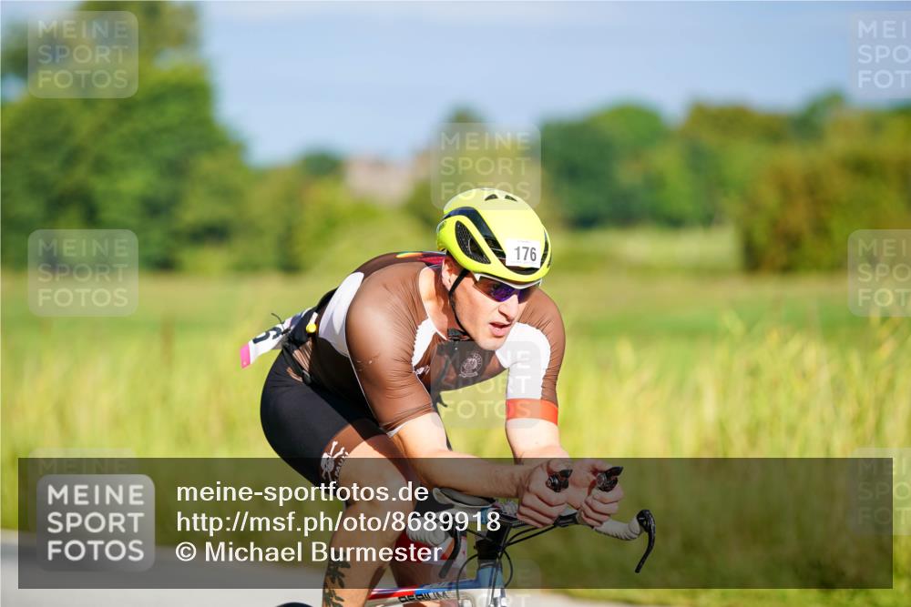 31.08.2025 - Elbe Triathlon Hamburg Michael Burmester http://msf.ph/oto/8689918 31.08.2025 08:47:04 Radfahren 176 meine-sportfotos.de