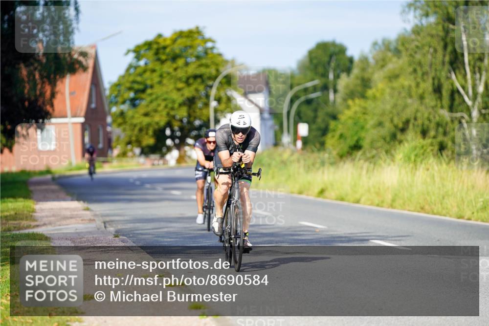 31.08.2025 - Elbe Triathlon Hamburg Michael Burmester http://msf.ph/oto/8690584 31.08.2025 08:56:00 Radfahren 166, 313 meine-sportfotos.de