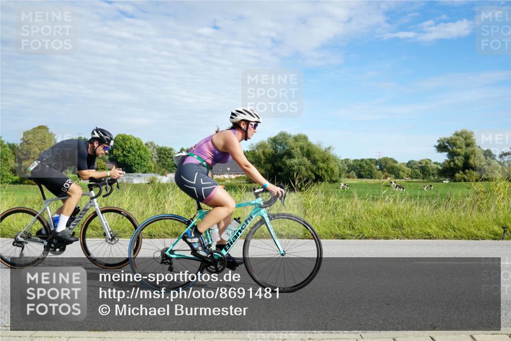 31.08.2025 - Elbe Triathlon Hamburg Michael Burmester http://msf.ph/oto/8691481 31.08.2025 10:03:08 Radfahren 515, 588, 674, 760, 777, 828, 834 meine-sportfotos.de