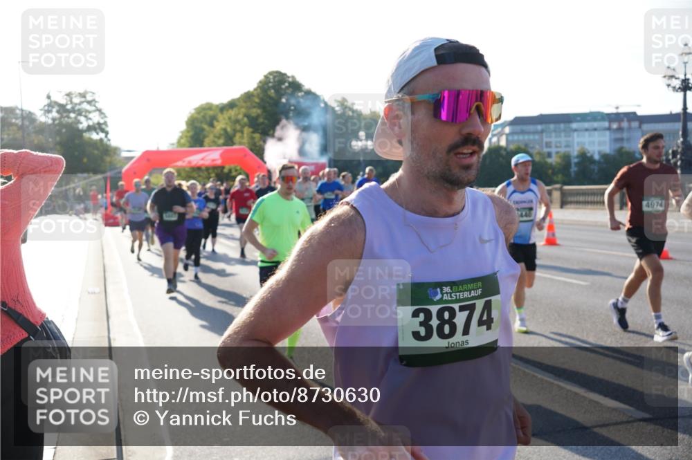 07.09.2025 - BARMER Alsterlauf Yannick Fuchs http://msf.ph/oto/8730630 07.09.2025 08:59:19 Laufen 36, 3874, 4974, 9440 meine-sportfotos.de