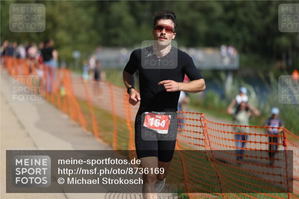 07.09.2025 - 19. Norderstedt Triathlon Michael Strokosch http://msf.ph/oto/8736169 07.09.2025 12:23:04 Laufen 164 meine-sportfotos.de