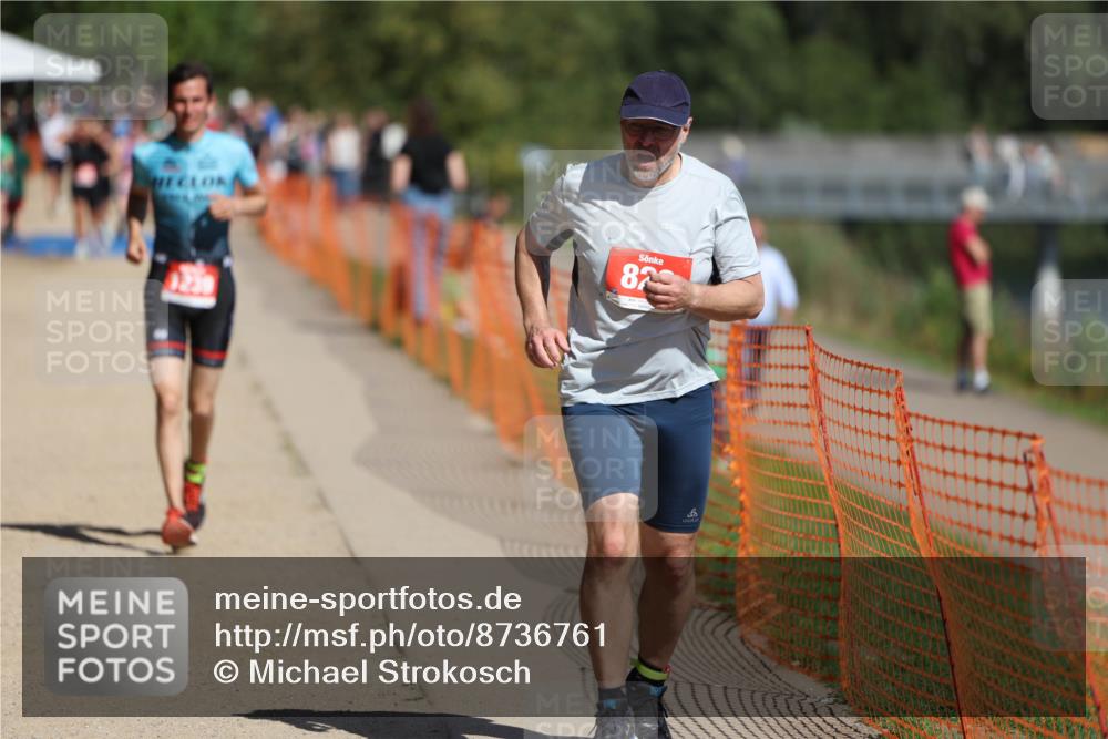 07.09.2025 - 19. Norderstedt Triathlon Michael Strokosch http://msf.ph/oto/8736761 07.09.2025 12:24:38 Laufen 826, 1239 meine-sportfotos.de