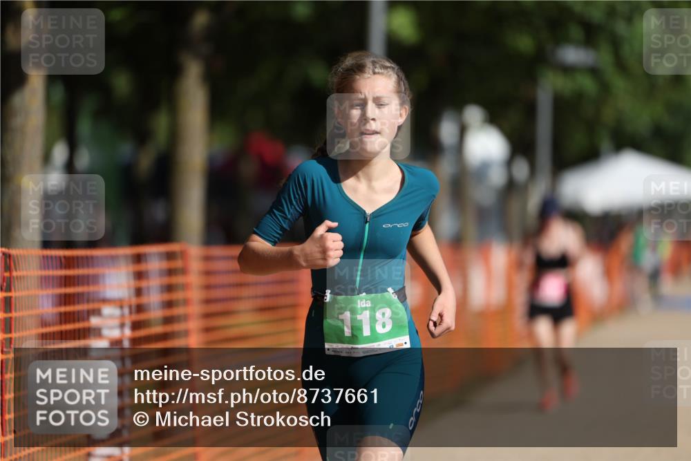 07.09.2025 - 19. Norderstedt Triathlon Michael Strokosch http://msf.ph/oto/8737661 07.09.2025 10:54:04 Laufen 118, 1131 meine-sportfotos.de
