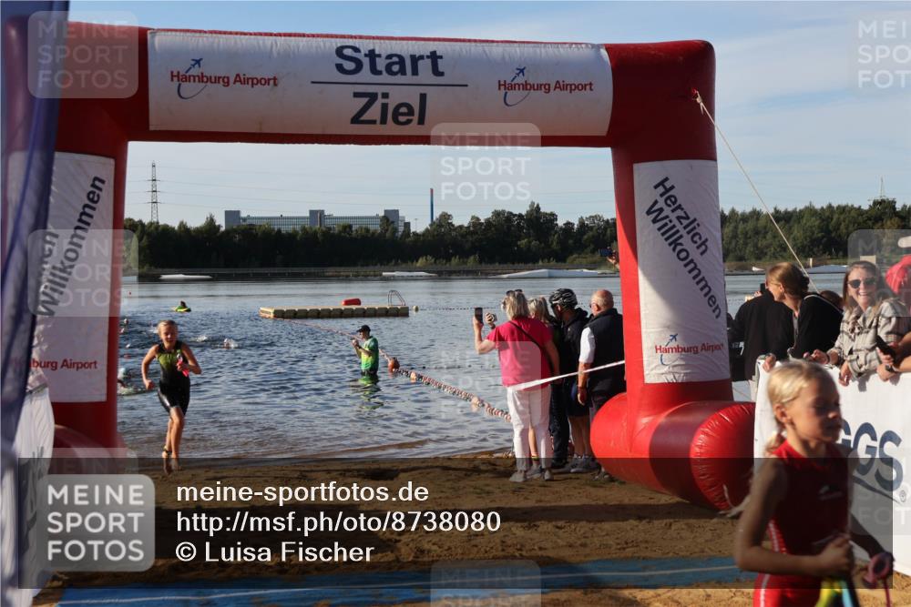 07.09.2025 - 19. Norderstedt Triathlon Luisa Fischer http://msf.ph/oto/8738080 07.09.2025 09:02:09 Schwimmen 1, 4, 44, 46, 50 meine-sportfotos.de