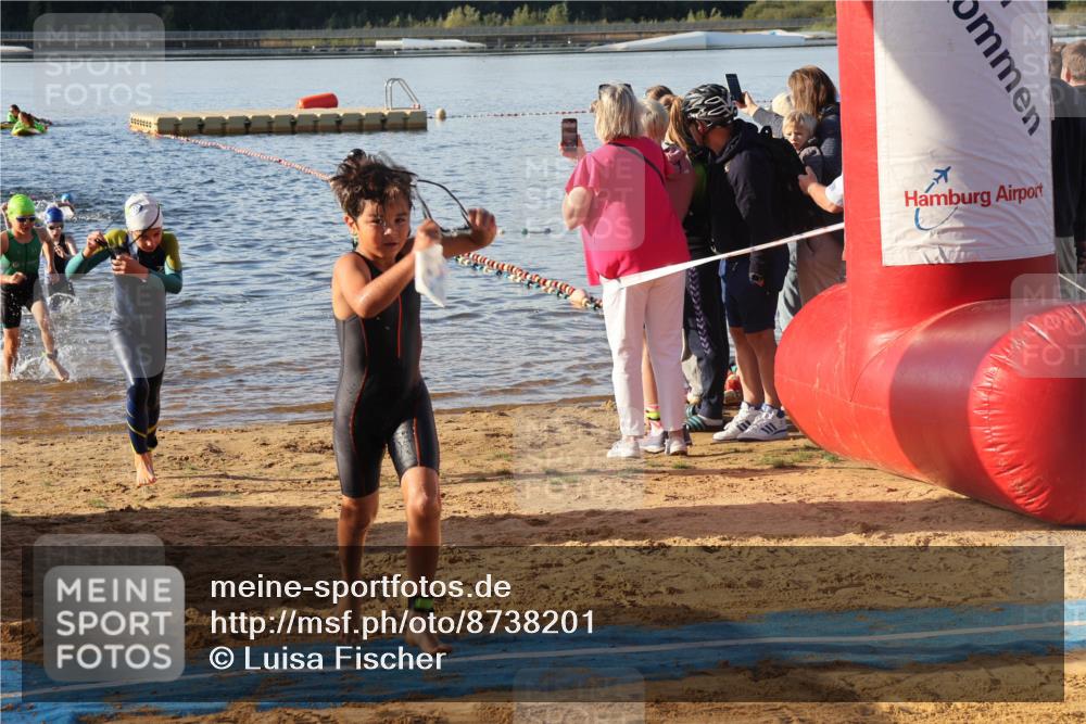 07.09.2025 - 19. Norderstedt Triathlon Luisa Fischer http://msf.ph/oto/8738201 07.09.2025 09:02:38 Schwimmen 3, 9, 14, 25, 32, 49 meine-sportfotos.de