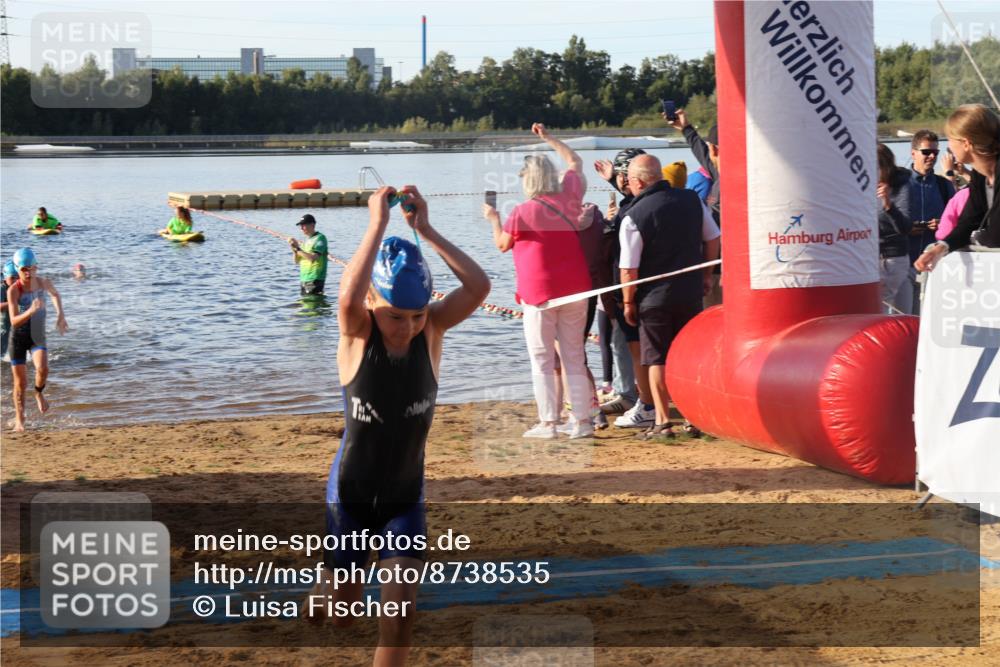 07.09.2025 - 19. Norderstedt Triathlon Luisa Fischer http://msf.ph/oto/8738535 07.09.2025 09:03:23 Schwimmen 21, 29, 30, 36, 39, 47 meine-sportfotos.de