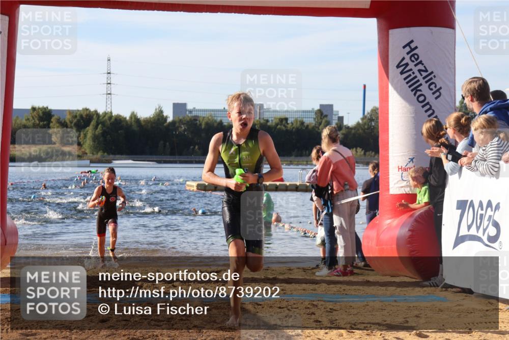 07.09.2025 - 19. Norderstedt Triathlon Luisa Fischer http://msf.ph/oto/8739202 07.09.2025 09:29:08 Schwimmen 586, 594, 600 meine-sportfotos.de