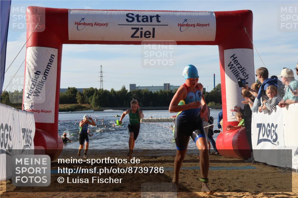 07.09.2025 - 19. Norderstedt Triathlon Luisa Fischer http://msf.ph/oto/8739786 07.09.2025 09:29:55 Schwimmen 556, 601, 603, 607, 634 meine-sportfotos.de