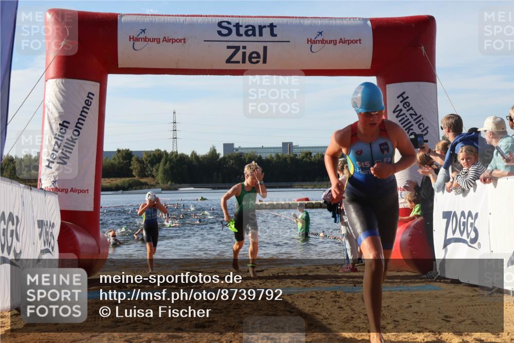 07.09.2025 - 19. Norderstedt Triathlon Luisa Fischer http://msf.ph/oto/8739792 07.09.2025 09:29:56 Schwimmen 601, 603, 607, 634 meine-sportfotos.de