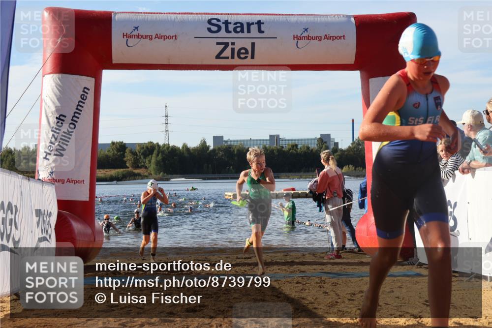 07.09.2025 - 19. Norderstedt Triathlon Luisa Fischer http://msf.ph/oto/8739799 07.09.2025 09:29:56 Schwimmen 601, 603, 607, 634 meine-sportfotos.de