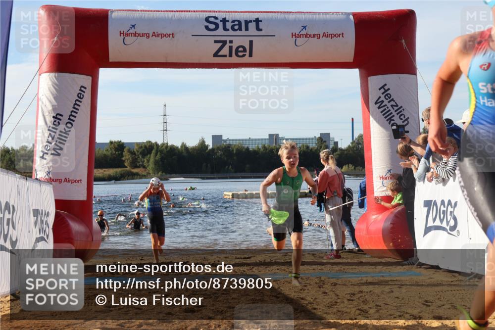 07.09.2025 - 19. Norderstedt Triathlon Luisa Fischer http://msf.ph/oto/8739805 07.09.2025 09:29:56 Schwimmen 601, 603, 607, 634 meine-sportfotos.de