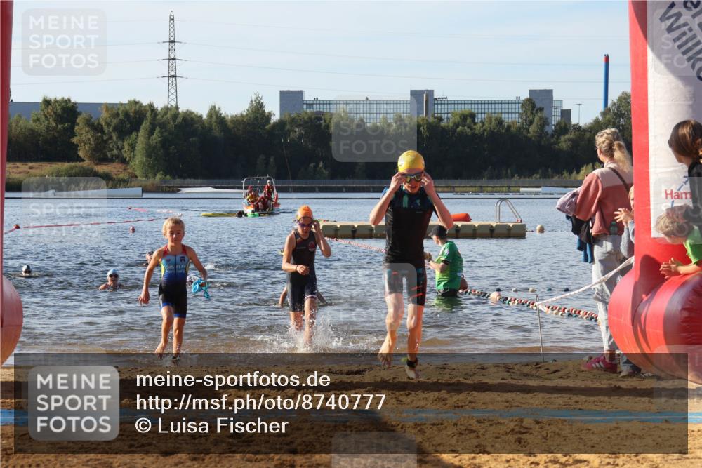 07.09.2025 - 19. Norderstedt Triathlon Luisa Fischer http://msf.ph/oto/8740777 07.09.2025 09:31:11 Schwimmen 555, 564, 608, 610 meine-sportfotos.de