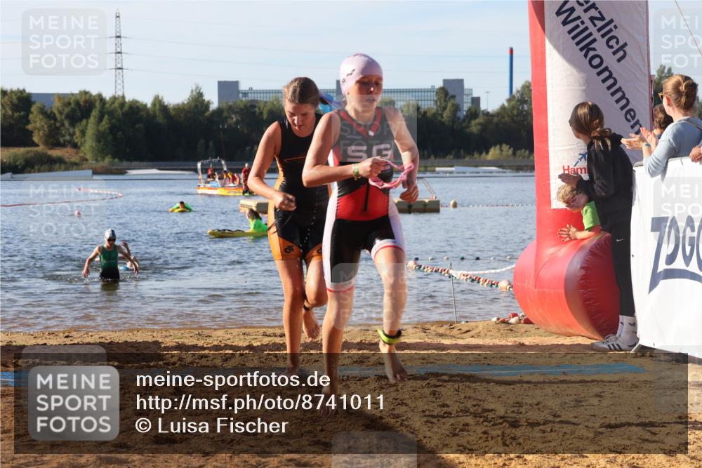 07.09.2025 - 19. Norderstedt Triathlon Luisa Fischer http://msf.ph/oto/8741011 07.09.2025 09:31:26 Schwimmen 571, 574, 579, 608, 632 meine-sportfotos.de