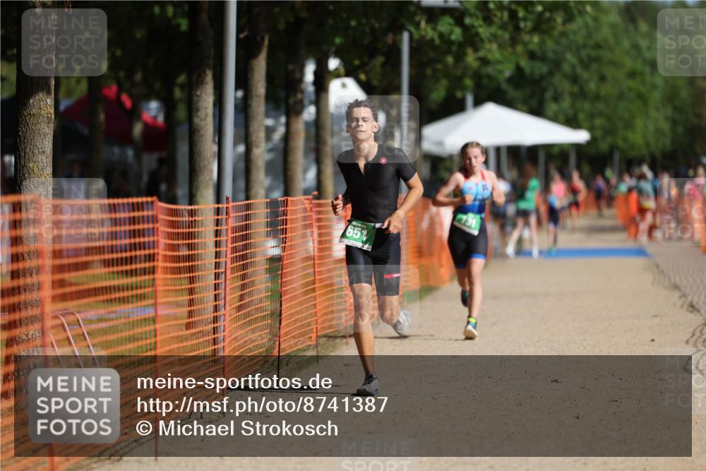 07.09.2025 - 19. Norderstedt Triathlon Michael Strokosch http://msf.ph/oto/8741387 07.09.2025 10:56:28 Laufen 131, 651 meine-sportfotos.de