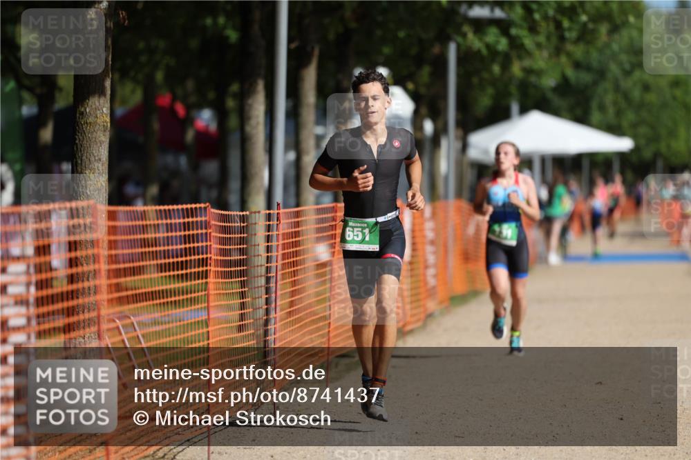 07.09.2025 - 19. Norderstedt Triathlon Michael Strokosch http://msf.ph/oto/8741437 07.09.2025 10:56:29 Laufen 131, 651 meine-sportfotos.de