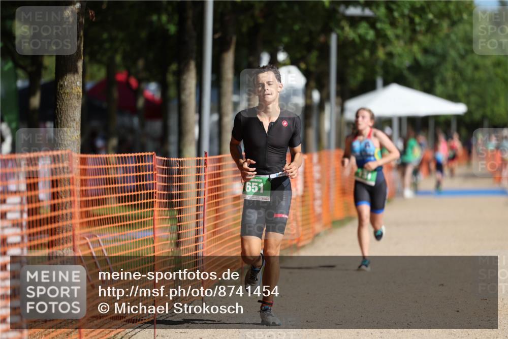 07.09.2025 - 19. Norderstedt Triathlon Michael Strokosch http://msf.ph/oto/8741454 07.09.2025 10:56:29 Laufen 131, 651 meine-sportfotos.de