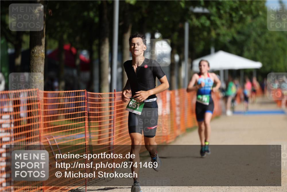 07.09.2025 - 19. Norderstedt Triathlon Michael Strokosch http://msf.ph/oto/8741469 07.09.2025 10:56:29 Laufen 131, 651 meine-sportfotos.de