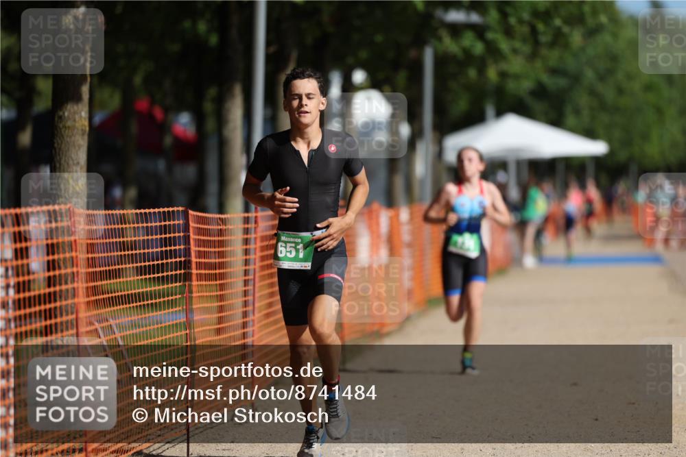 07.09.2025 - 19. Norderstedt Triathlon Michael Strokosch http://msf.ph/oto/8741484 07.09.2025 10:56:29 Laufen 131, 651 meine-sportfotos.de