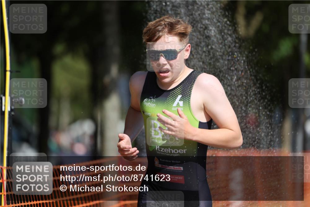 07.09.2025 - 19. Norderstedt Triathlon Michael Strokosch http://msf.ph/oto/8741623 07.09.2025 11:53:49 Laufen 1180 meine-sportfotos.de