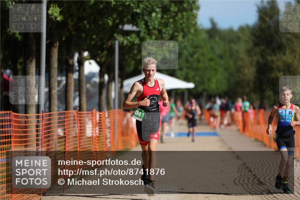 07.09.2025 - 19. Norderstedt Triathlon Michael Strokosch http://msf.ph/oto/8741876 07.09.2025 10:56:49 Laufen 98, 104 meine-sportfotos.de