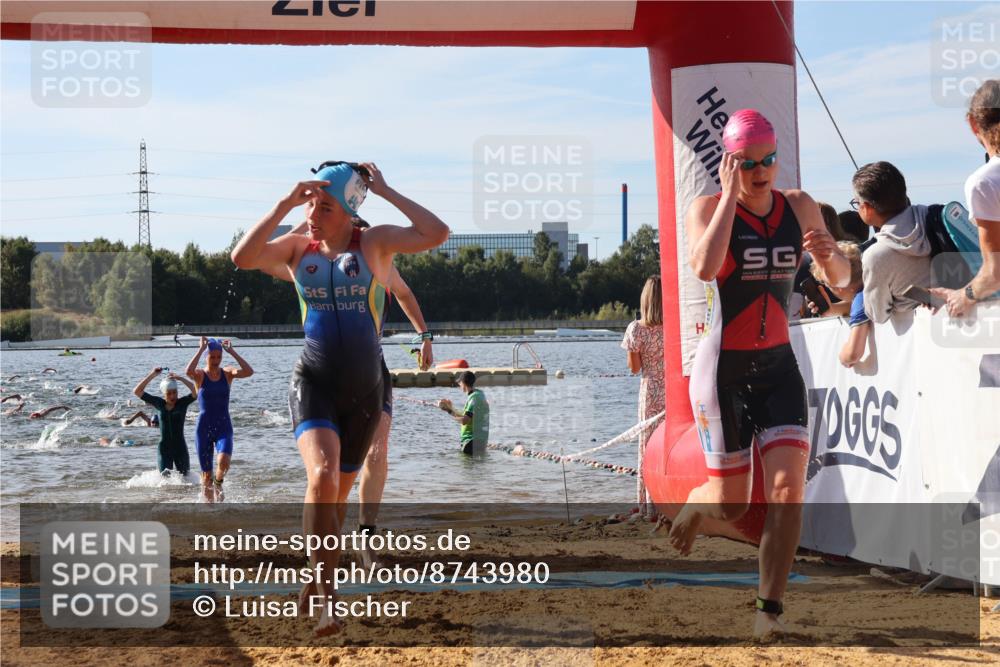 07.09.2025 - 19. Norderstedt Triathlon Luisa Fischer http://msf.ph/oto/8743980 07.09.2025 10:22:48 Schwimmen 109, 118, 131, 638, 670, 680, 684, 691 meine-sportfotos.de