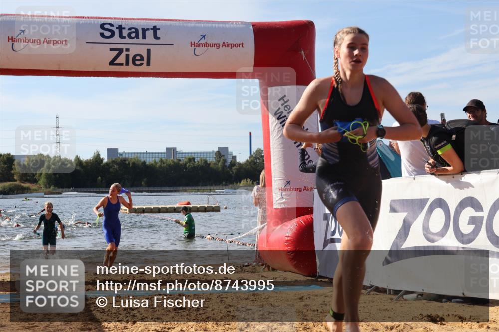 07.09.2025 - 19. Norderstedt Triathlon Luisa Fischer http://msf.ph/oto/8743995 07.09.2025 10:22:50 Schwimmen 109, 118, 131, 638, 670, 680, 684, 691 meine-sportfotos.de