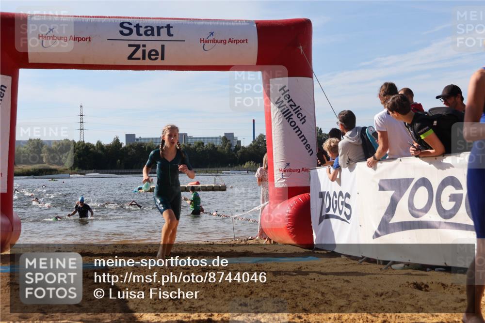 07.09.2025 - 19. Norderstedt Triathlon Luisa Fischer http://msf.ph/oto/8744046 07.09.2025 10:22:53 Schwimmen 109, 118, 131, 638, 670, 684 meine-sportfotos.de