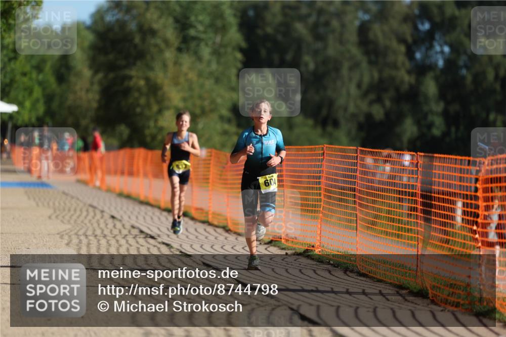 07.09.2025 - 19. Norderstedt Triathlon Michael Strokosch http://msf.ph/oto/8744798 07.09.2025 09:42:45 Laufen 604, 633 meine-sportfotos.de