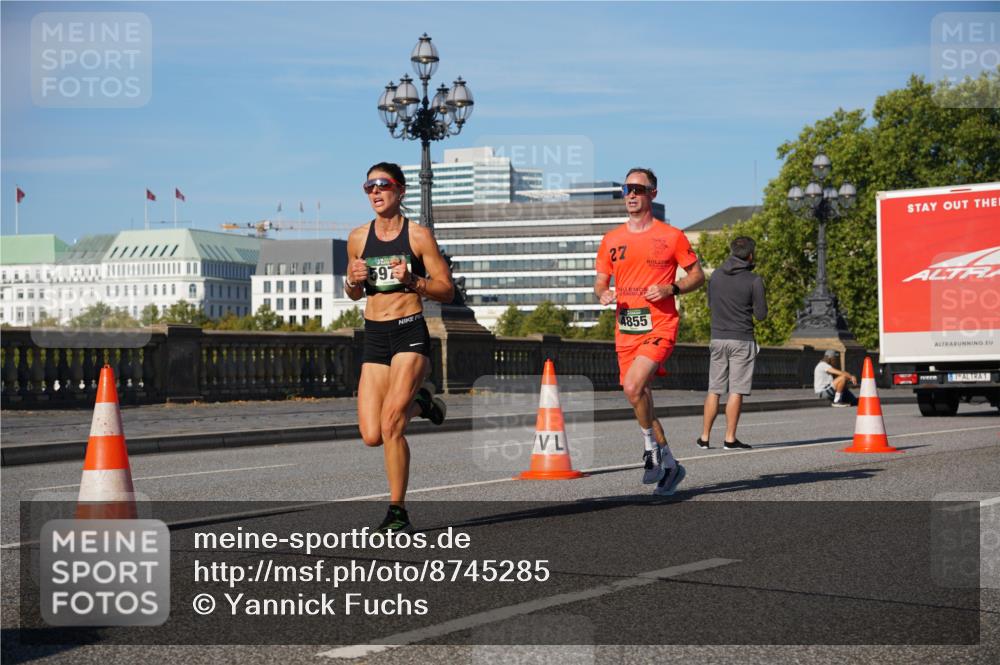 07.09.2025 - BARMER Alsterlauf Yannick Fuchs http://msf.ph/oto/8745285 07.09.2025 09:30:47 Laufen 697, 27, 4855, 1 meine-sportfotos.de