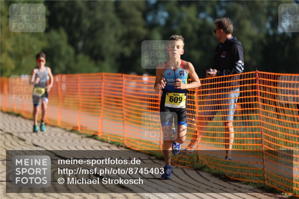 07.09.2025 - 19. Norderstedt Triathlon Michael Strokosch http://msf.ph/oto/8745403 07.09.2025 09:43:29 Laufen 562, 609 meine-sportfotos.de