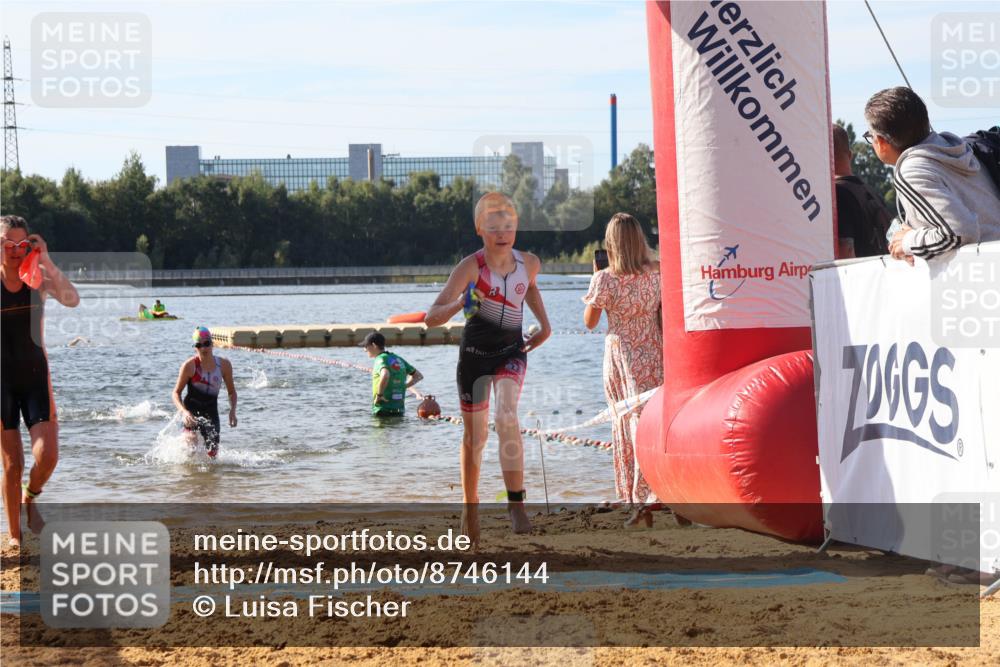 07.09.2025 - 19. Norderstedt Triathlon Luisa Fischer http://msf.ph/oto/8746144 07.09.2025 10:25:04 Schwimmen 61, 62, 77, 80, 91, 100, 111, 126, 130 meine-sportfotos.de