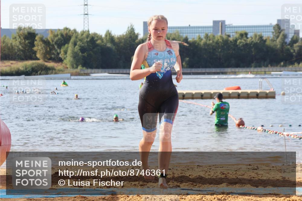07.09.2025 - 19. Norderstedt Triathlon Luisa Fischer http://msf.ph/oto/8746361 07.09.2025 10:25:32 Schwimmen 67, 92, 129 meine-sportfotos.de