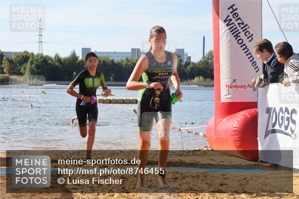 07.09.2025 - 19. Norderstedt Triathlon Luisa Fischer http://msf.ph/oto/8746455 07.09.2025 10:25:52 Schwimmen 99, 110 meine-sportfotos.de