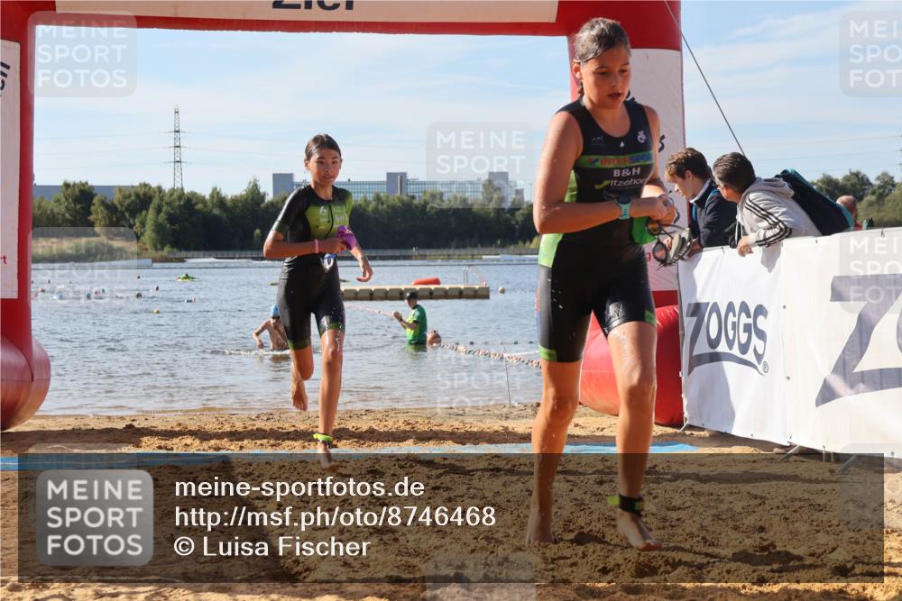 07.09.2025 - 19. Norderstedt Triathlon Luisa Fischer http://msf.ph/oto/8746468 07.09.2025 10:25:52 Schwimmen 99, 110 meine-sportfotos.de
